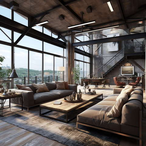 图片[47]-全球设计案例智能库_OJBKAI.COM工业风格客厅Midjourney灵感图库-_设计智库－全球设计案例智能库_OJBKAI.COM-全球设计案例智能库_OJBKAI.COM设计智库