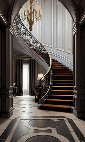 图片[39]-全球设计案例智能库_OJBKAI.COM别墅庄园新古典楼梯Midjourney灵感图库-_设计智库－全球设计案例智能库_OJBKAI.COM-全球设计案例智能库_OJBKAI.COM设计智库