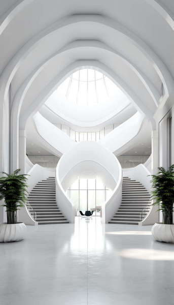 图片[20]-全球设计案例智能库_OJBKAI.COM现代风格白色楼梯Midjourney灵感图库-_设计智库－全球设计案例智能库_OJBKAI.COM-全球设计案例智能库_OJBKAI.COM设计智库