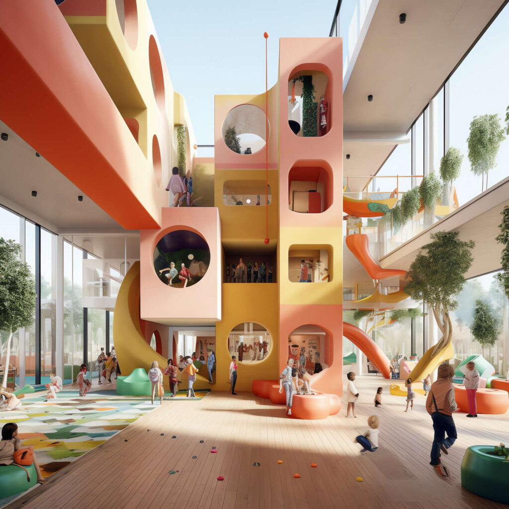 图片[6]-全球设计案例智能库_OJBKAI.COM室内儿童游乐园Midjourney灵感图库-_设计智库－全球设计案例智能库_OJBKAI.COM-全球设计案例智能库_OJBKAI.COM设计智库