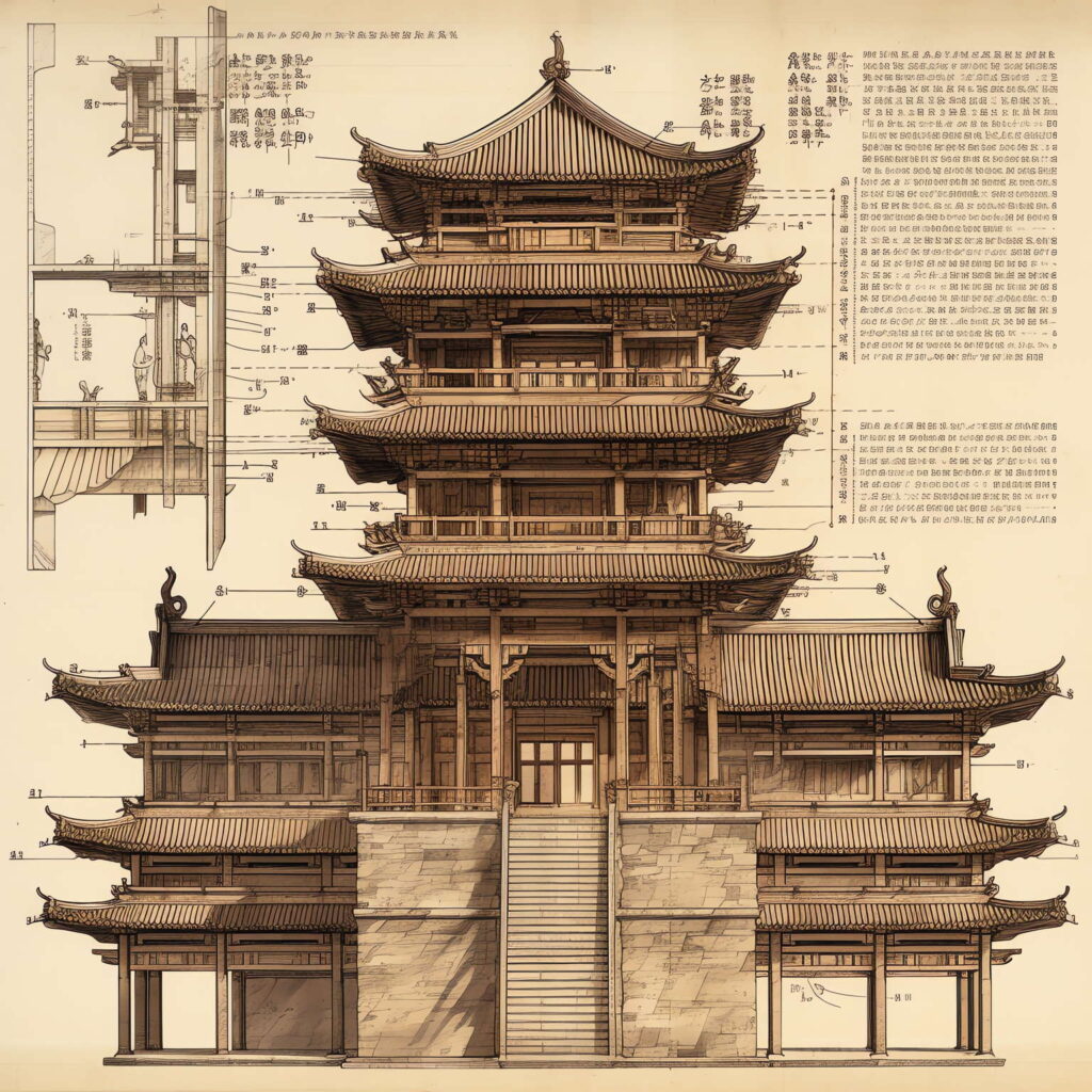 图片[12]-全球设计案例智能库_OJBKAI.COM中国古建草图Midjourney灵感图库-名师联智库－全球设计案例智能库名师联素材平台-全球设计案例智能库_OJBKAI.COM设计智库