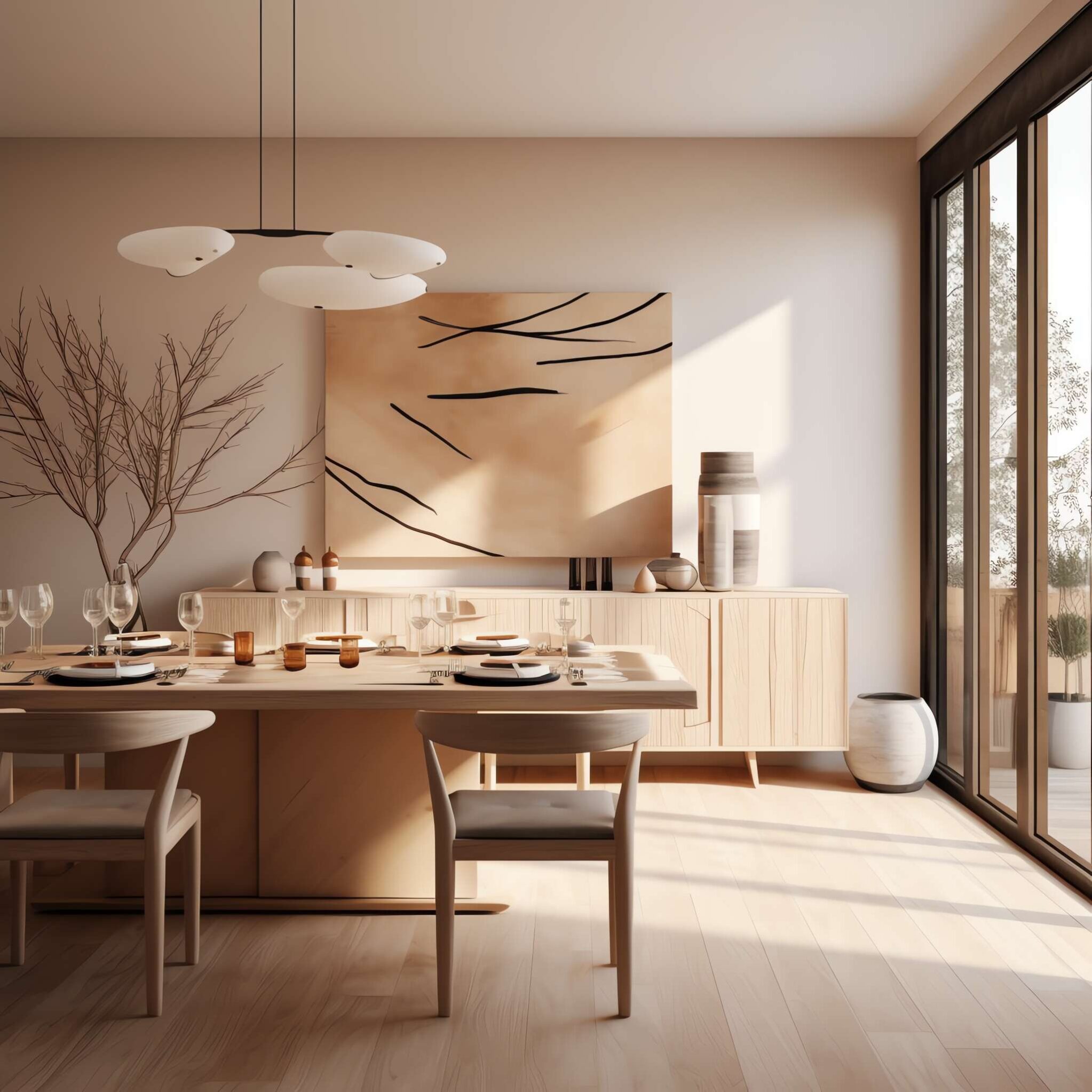 侘寂风格餐厅Midjourney灵感图库-_设计智库－全球设计案例智能库_OJBKAI.COM-全球设计案例智能库_OJBKAI.COM设计智库