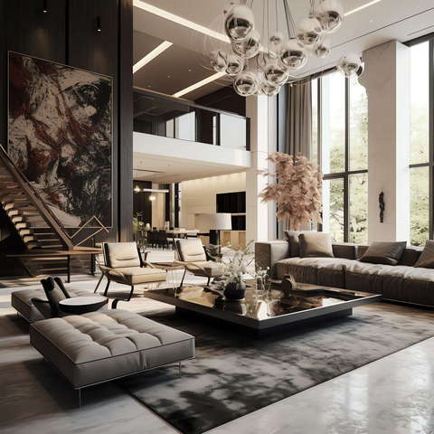 图片[84]-全球设计案例智能库_OJBKAI.COM现代前卫时尚挑高客厅Midjourney灵感图库-_设计智库－全球设计案例智能库_OJBKAI.COM-全球设计案例智能库_OJBKAI.COM设计智库