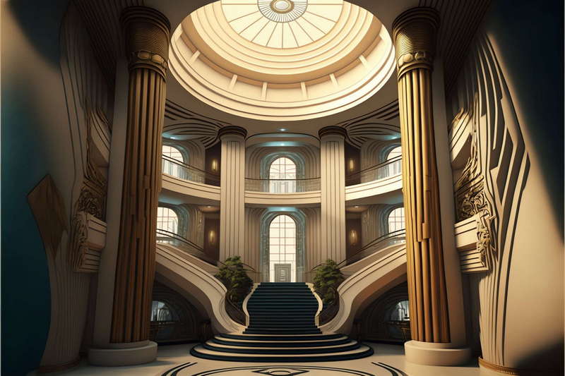 图片[3]-全球设计案例智能库_OJBKAI.COM复古旋转楼梯4_Midjourney灵感图库-设计智库－全球设计案例智能库_OJBKAI.COM-全球设计案例智能库_OJBKAI.COM设计智库