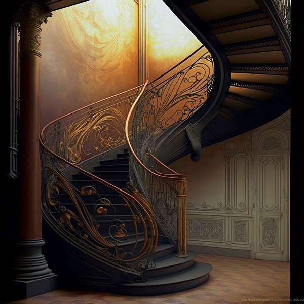 图片[12]-全球设计案例智能库_OJBKAI.COM古典欧式复古旋转楼梯Midjourney灵感图库-_设计智库－全球设计案例智能库_OJBKAI.COM-全球设计案例智能库_OJBKAI.COM设计智库