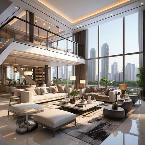 图片[24]-全球设计案例智能库_OJBKAI.COM现代挑高客厅_Midjourney灵感图库673p-全球设计案例智能库_OJBKAI.COM设计智库