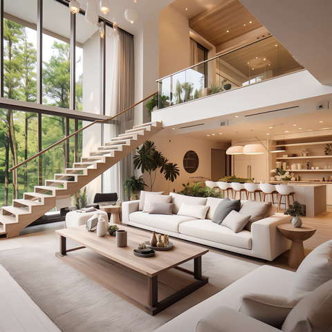 图片[44]-全球设计案例智能库_OJBKAI.COM现代挑高客厅_Midjourney灵感图库673p-全球设计案例智能库_OJBKAI.COM设计智库