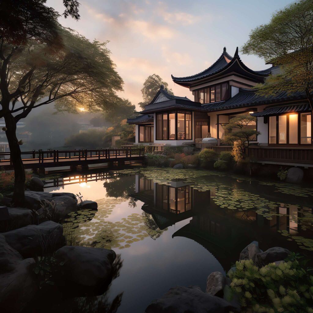 图片[19]-全球设计案例智能库_OJBKAI.COM中式别墅庭院Midjourney灵感图库-_设计智库－全球设计案例智能库_OJBKAI.COM-全球设计案例智能库_OJBKAI.COM设计智库