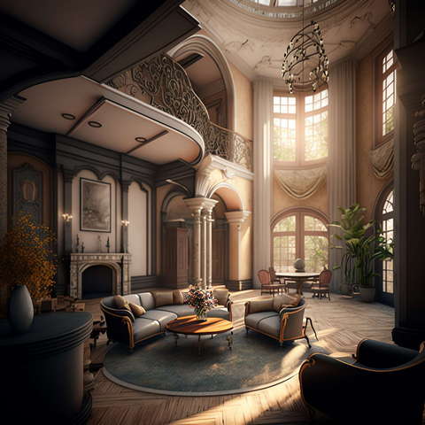 图片[53]-全球设计案例智能库_OJBKAI.COM复古奢华客厅设计Midjourney灵感图库-_设计智库－全球设计案例智能库_OJBKAI.COM-全球设计案例智能库_OJBKAI.COM设计智库