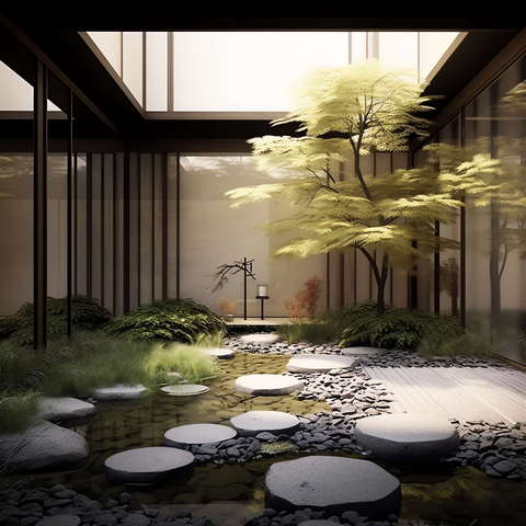 图片[19]-全球设计案例智能库_OJBKAI.COM别墅庭院日式枯山水Midjourney灵感图库-_设计智库－全球设计案例智能库_OJBKAI.COM-全球设计案例智能库_OJBKAI.COM设计智库