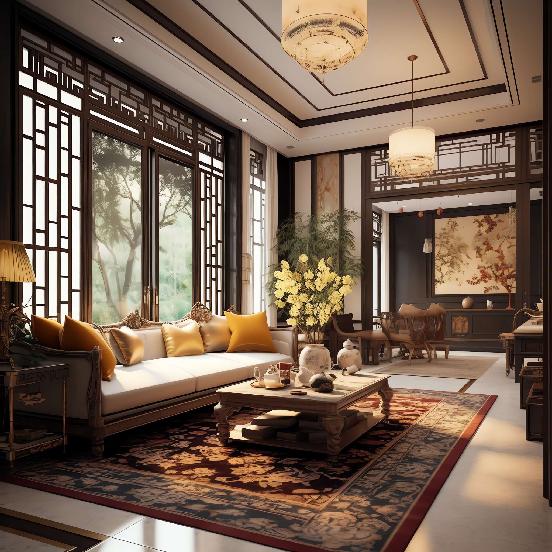 图片[41]-全球设计案例智能库_OJBKAI.COM别墅中式客厅Midjourney灵感图库-_设计智库－全球设计案例智能库_OJBKAI.COM-全球设计案例智能库_OJBKAI.COM设计智库