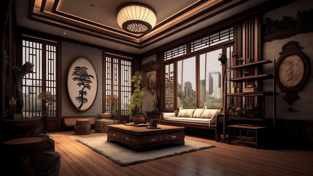 图片[64]-全球设计案例智能库_OJBKAI.COM住宅中式客厅Midjourney灵感图库-_设计智库－全球设计案例智能库_OJBKAI.COM-全球设计案例智能库_OJBKAI.COM设计智库