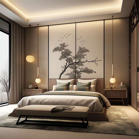 图片[5]-全球设计案例智能库_OJBKAI.COM新中式卧室Midjourney灵感图库-_设计智库－全球设计案例智能库_OJBKAI.COM-全球设计案例智能库_OJBKAI.COM设计智库