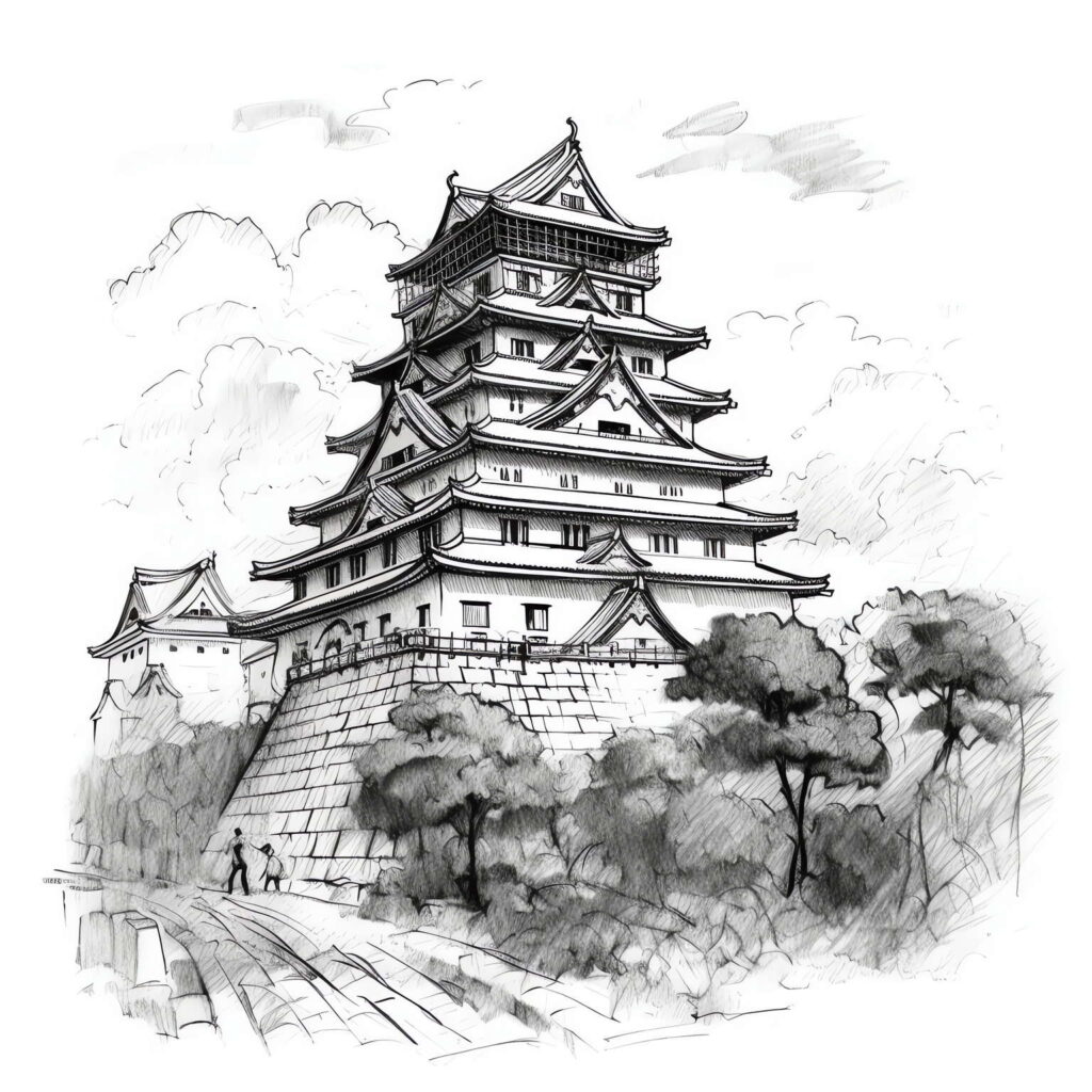 图片[10]-全球设计案例智能库_OJBKAI.COM中式古建筑草图Midjourney灵感图库-名师联智库－全球设计案例智能库名师联素材平台-全球设计案例智能库_OJBKAI.COM设计智库