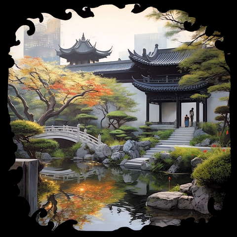 图片[63]-全球设计案例智能库_OJBKAI.COM新中式庭院景观Midjourney灵感图库-_设计智库－全球设计案例智能库_OJBKAI.COM-全球设计案例智能库_OJBKAI.COM设计智库