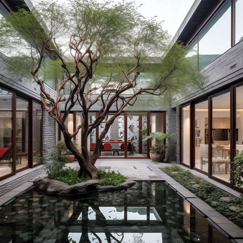 图片[29]-全球设计案例智能库_OJBKAI.COM新中式庭院景观Midjourney灵感图库-_设计智库－全球设计案例智能库_OJBKAI.COM-全球设计案例智能库_OJBKAI.COM设计智库