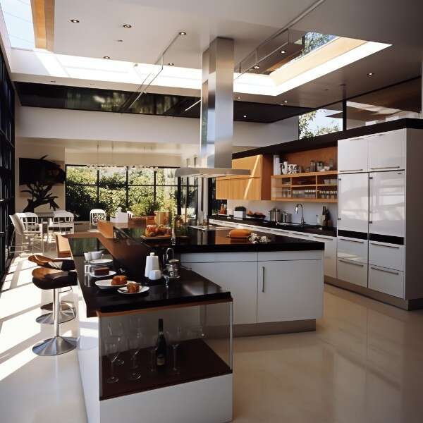 图片[150]-全球设计案例智能库_OJBKAI.COM原木开放厨房中岛吧台_Midjourney灵感图库220P-全球设计案例智能库_OJBKAI.COM设计智库