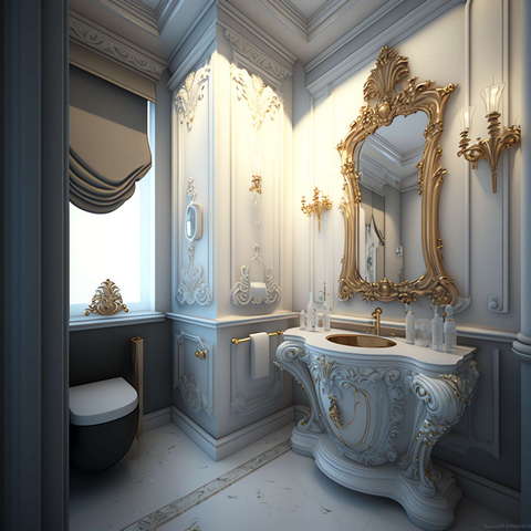 图片[19]-全球设计案例智能库_OJBKAI.COM新古典卫生间设计Midjourney灵感图库-_设计智库－全球设计案例智能库_OJBKAI.COM-全球设计案例智能库_OJBKAI.COM设计智库
