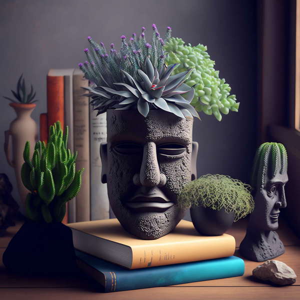 盆栽花艺Midjourney灵感图库-_设计智库－全球设计案例智能库_OJBKAI.COM-全球设计案例智能库_OJBKAI.COM设计智库