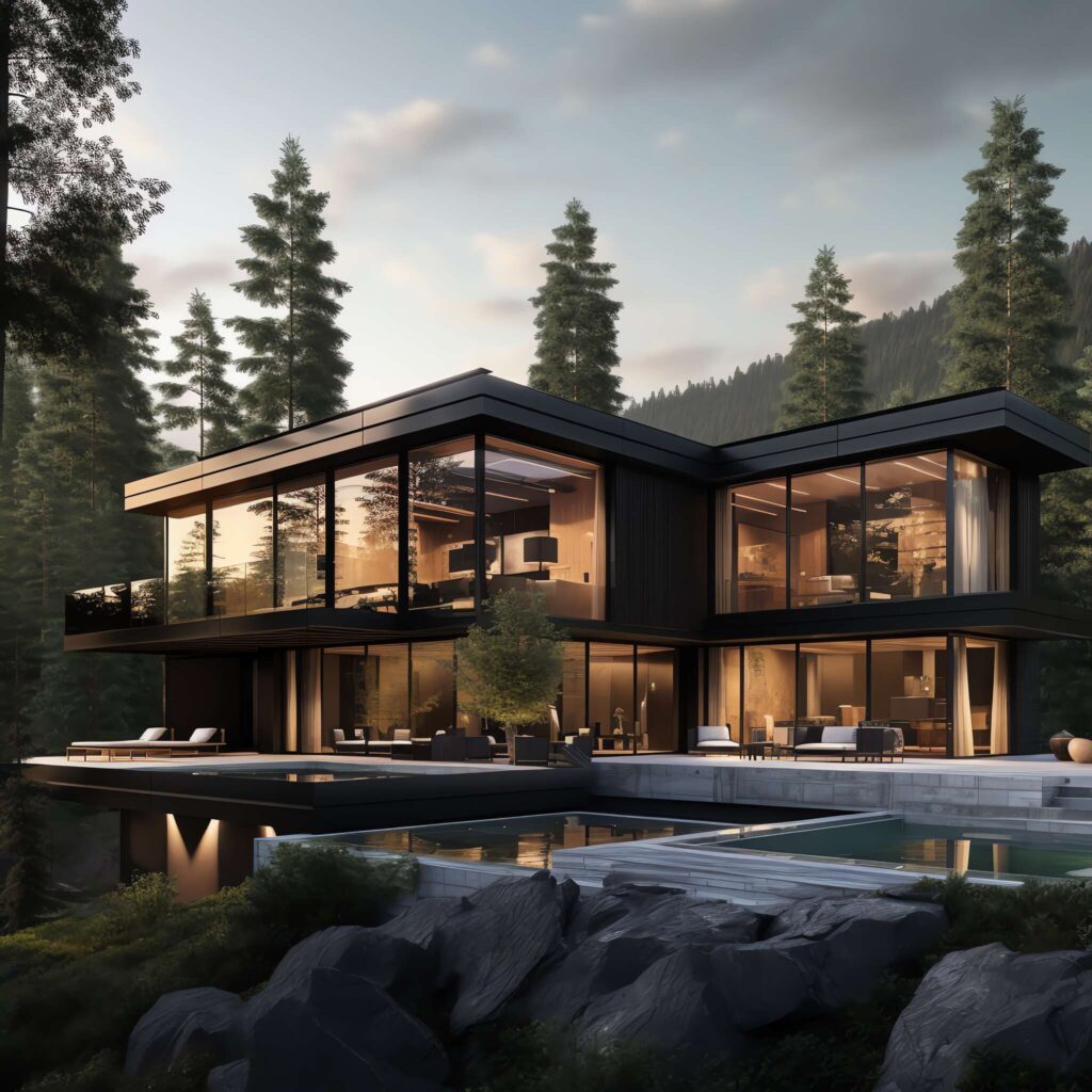 图片[10]-全球设计案例智能库_OJBKAI.COM现代风格别墅外观Midjourney灵感图库-_设计智库－全球设计案例智能库_OJBKAI.COM-全球设计案例智能库_OJBKAI.COM设计智库