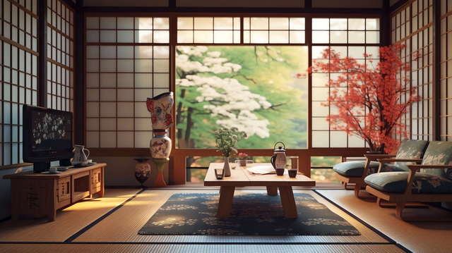 图片[3]-全球设计案例智能库_OJBKAI.COM住宅日式客厅Midjourney灵感图库-_设计智库－全球设计案例智能库_OJBKAI.COM-全球设计案例智能库_OJBKAI.COM设计智库