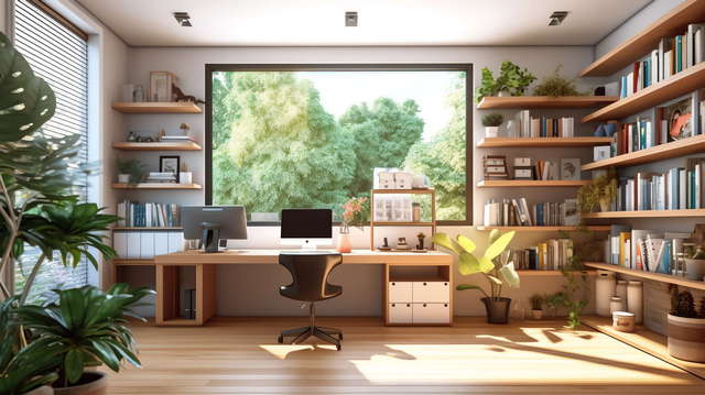 图片[4]-全球设计案例智能库_OJBKAI.COM现代原木风书房Midjourney灵感图库-_设计智库－全球设计案例智能库_OJBKAI.COM-全球设计案例智能库_OJBKAI.COM设计智库