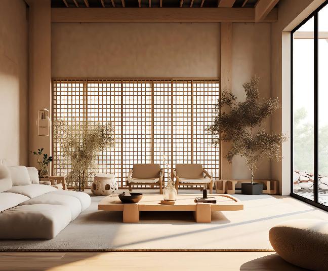 图片[109]-全球设计案例智能库_OJBKAI.COM侘寂风客厅住宅Midjourney灵感图库-_设计智库－全球设计案例智能库_OJBKAI.COM-全球设计案例智能库_OJBKAI.COM设计智库