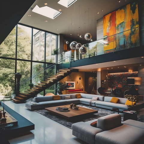 图片[43]-全球设计案例智能库_OJBKAI.COM现代挑高客厅_Midjourney灵感图库673p-全球设计案例智能库_OJBKAI.COM设计智库