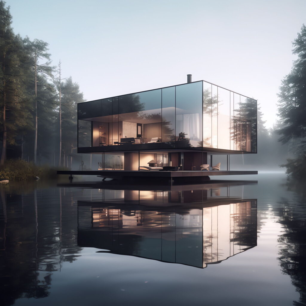 极简别墅Midjourney灵感图库-_设计智库－全球设计案例智能库_OJBKAI.COM-全球设计案例智能库_OJBKAI.COM设计智库