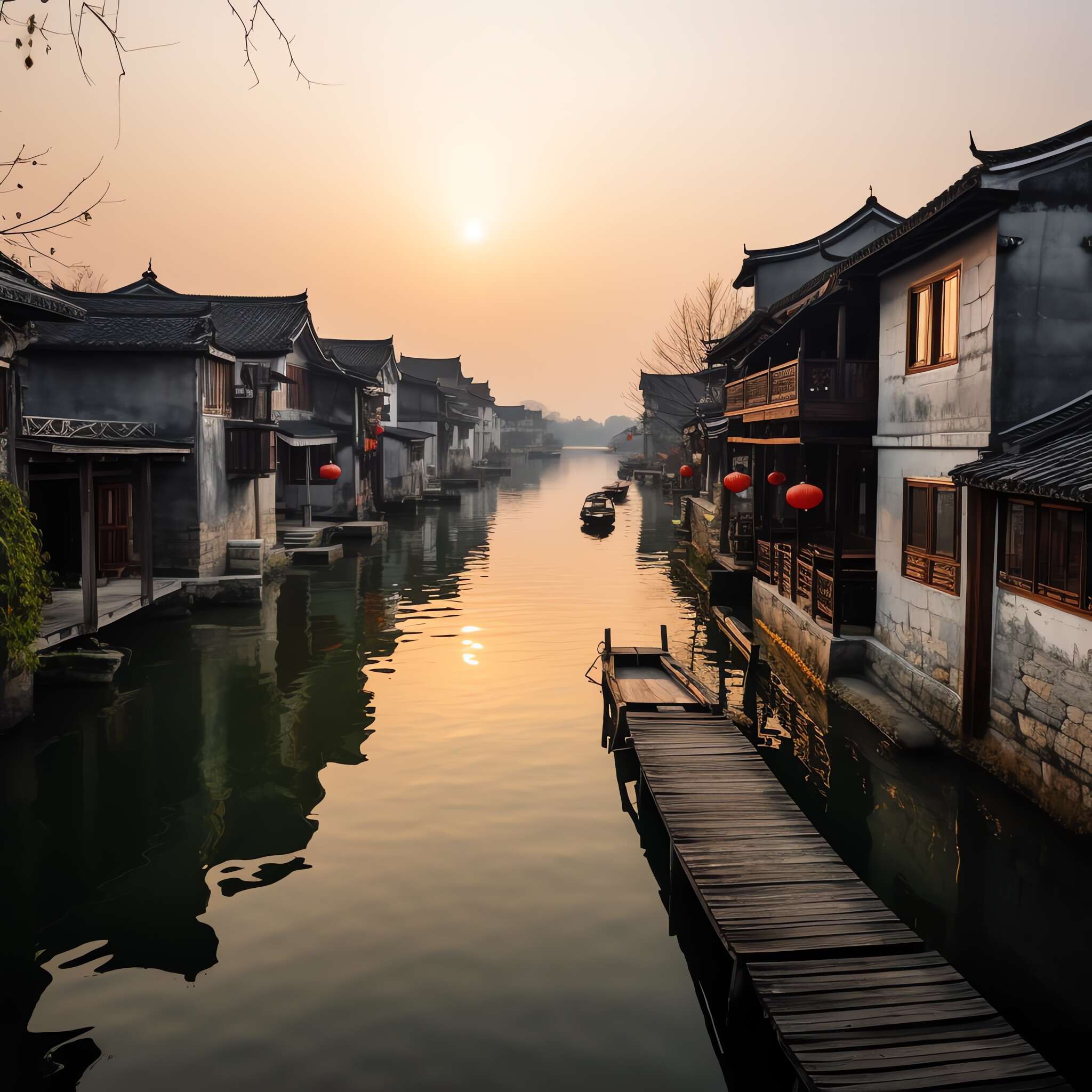 图片[20]-全球设计案例智能库_OJBKAI.COM意境江南小镇Midjourney灵感图库-_设计智库－全球设计案例智能库_OJBKAI.COM-全球设计案例智能库_OJBKAI.COM设计智库