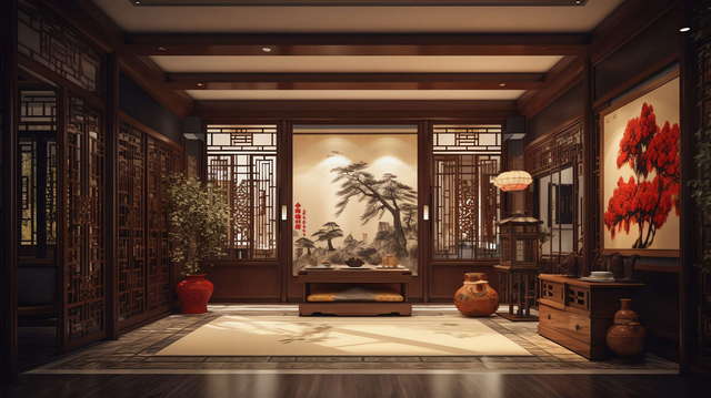 图片[61]-全球设计案例智能库_OJBKAI.COM住宅中式客厅Midjourney灵感图库-_设计智库－全球设计案例智能库_OJBKAI.COM-全球设计案例智能库_OJBKAI.COM设计智库