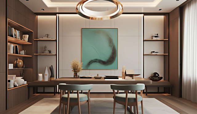 图片[14]-全球设计案例智能库_OJBKAI.COM新中式茶室书房Midjourney灵感图库-_设计智库－全球设计案例智能库_OJBKAI.COM-全球设计案例智能库_OJBKAI.COM设计智库