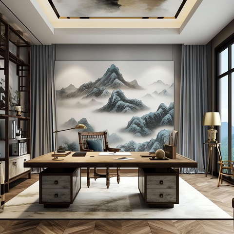 图片[14]-全球设计案例智能库_OJBKAI.COM新中式书房Midjourney灵感图库-_设计智库－全球设计案例智能库_OJBKAI.COM-全球设计案例智能库_OJBKAI.COM设计智库