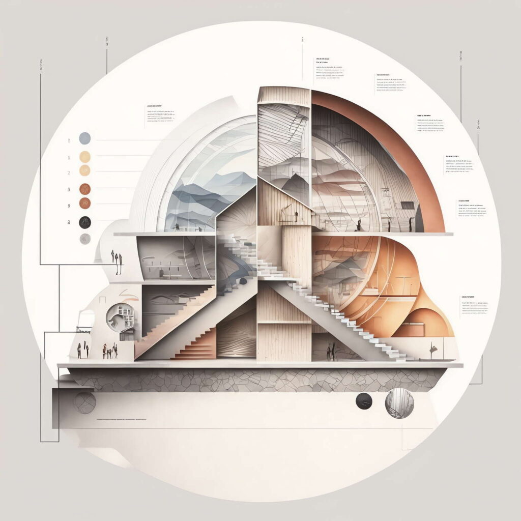 图片[14]-全球设计案例智能库_OJBKAI.COM建筑剖面图Midjourney灵感图库-名师联智库－全球设计案例智能库名师联素材平台-全球设计案例智能库_OJBKAI.COM设计智库