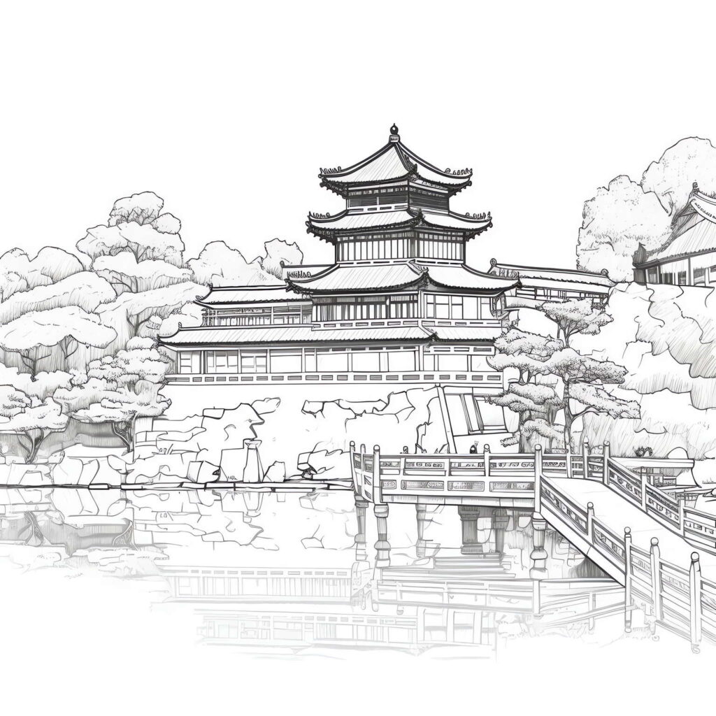 图片[19]-全球设计案例智能库_OJBKAI.COM中式古建筑草图Midjourney灵感图库-名师联智库－全球设计案例智能库名师联素材平台-全球设计案例智能库_OJBKAI.COM设计智库