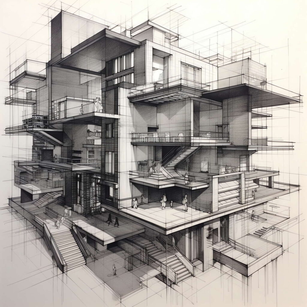 图片[15]-全球设计案例智能库_OJBKAI.COM现代建筑草图Midjourney灵感图库-名师联智库－全球设计案例智能库名师联素材平台-全球设计案例智能库_OJBKAI.COM设计智库