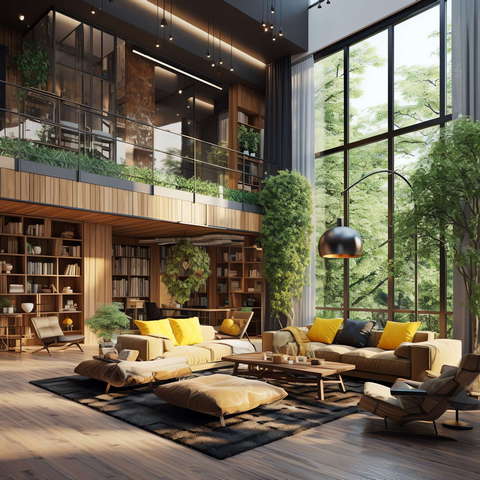 图片[3]-全球设计案例智能库_OJBKAI.COM自然生态客厅Midjourney灵感图库-_设计智库－全球设计案例智能库_OJBKAI.COM-全球设计案例智能库_OJBKAI.COM设计智库