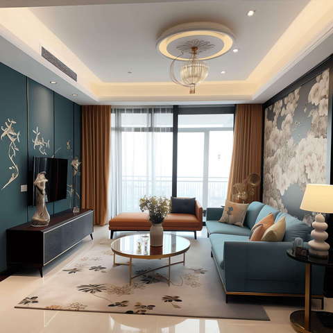 图片[3]-全球设计案例智能库_OJBKAI.COM新中式客厅Midjourney灵感图库-_设计智库－全球设计案例智能库_OJBKAI.COM-全球设计案例智能库_OJBKAI.COM设计智库