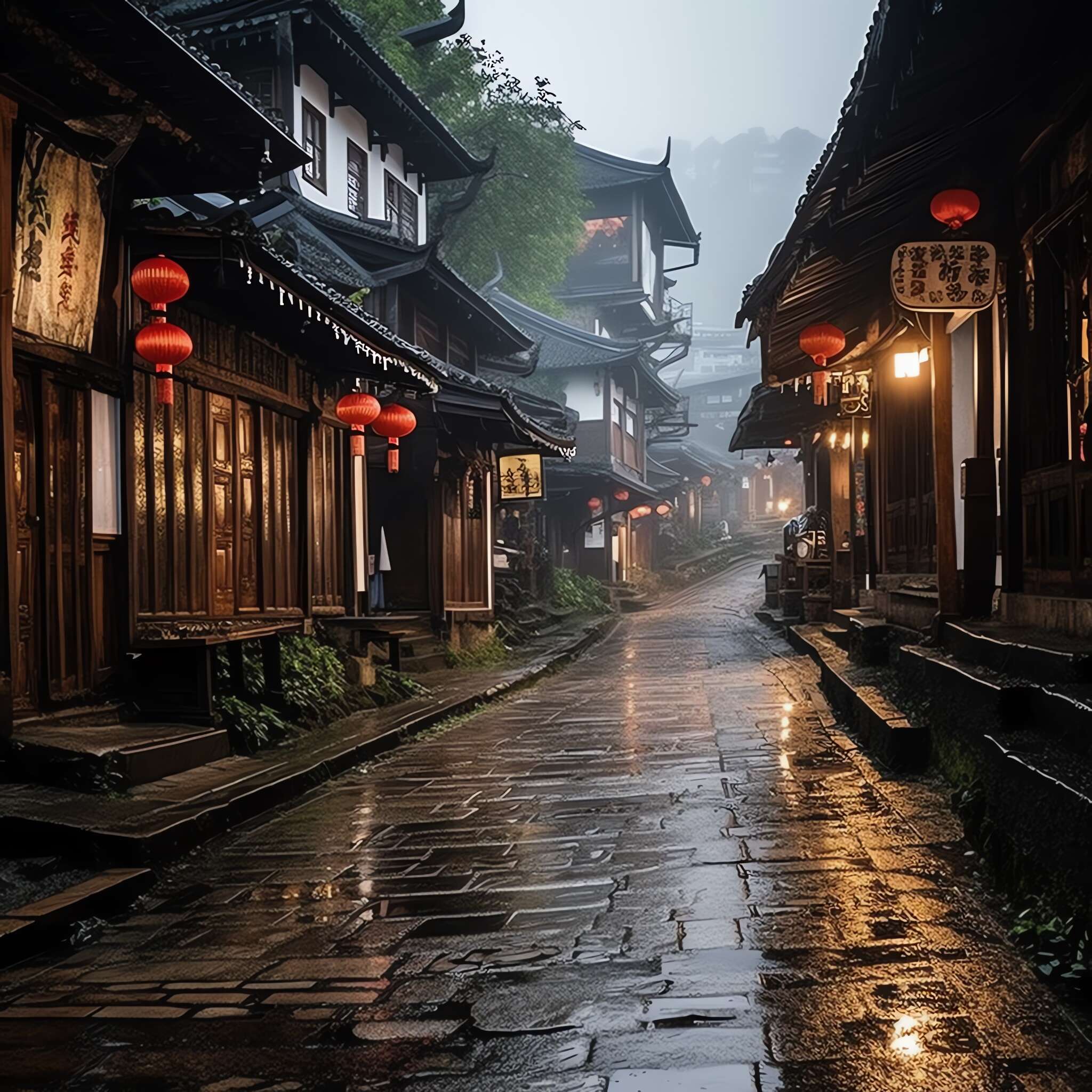 图片[12]-全球设计案例智能库_OJBKAI.COM意境江南小镇Midjourney灵感图库-_设计智库－全球设计案例智能库_OJBKAI.COM-全球设计案例智能库_OJBKAI.COM设计智库