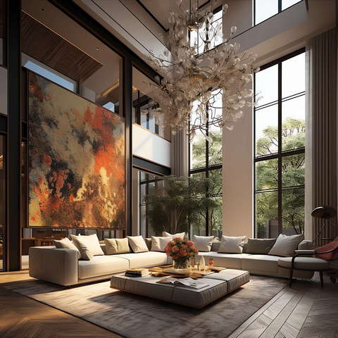 图片[14]-全球设计案例智能库_OJBKAI.COM现代挑高客厅Midjourney灵感图库-_设计智库－全球设计案例智能库_OJBKAI.COM-全球设计案例智能库_OJBKAI.COM设计智库