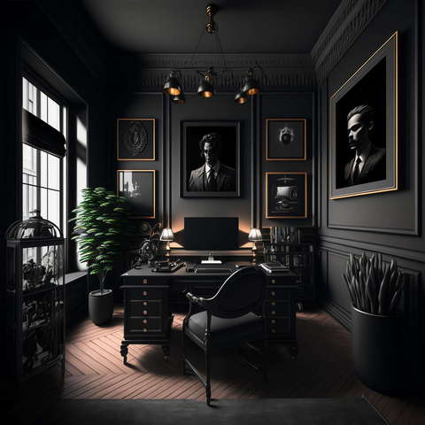 图片[2]-全球设计案例智能库_OJBKAI.COM金属质感豪华书房Midjourney灵感图库-_设计智库－全球设计案例智能库_OJBKAI.COM-全球设计案例智能库_OJBKAI.COM设计智库