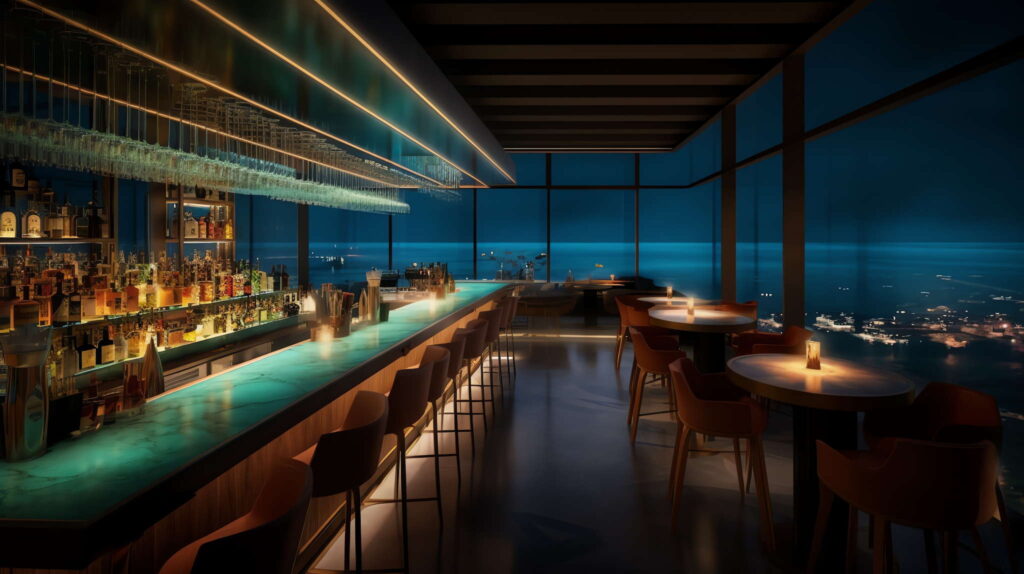 图片[6]-全球设计案例智能库_OJBKAI.COM色彩前卫艺术酒吧吧台区Midjourney灵感图库-_设计智库－全球设计案例智能库_OJBKAI.COM-全球设计案例智能库_OJBKAI.COM设计智库