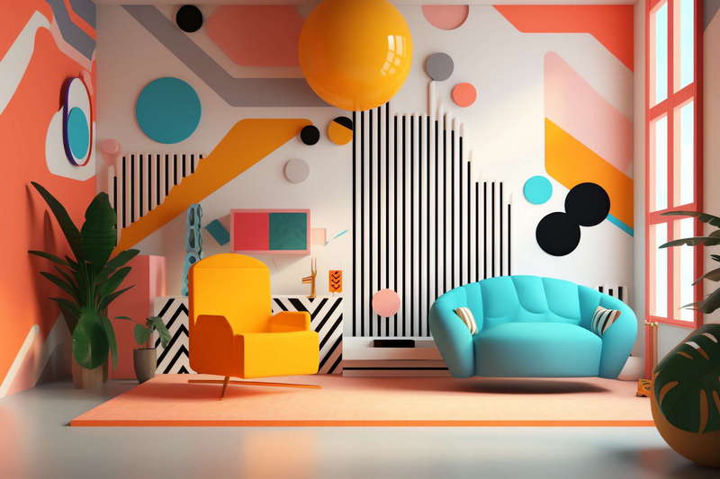 图片[2]-全球设计案例智能库_OJBKAI.COM时尚色彩碰撞家居搭配Midjourney灵感图库-_设计智库－全球设计案例智能库_OJBKAI.COM-全球设计案例智能库_OJBKAI.COM设计智库