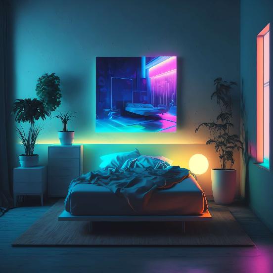 图片[35]-全球设计案例智能库_OJBKAI.COM赛博朋克风霓虹灯设计男孩房1_Midjourney灵感图库-_设计智库－全球设计案例智能库_OJBKAI.COM-全球设计案例智能库_OJBKAI.COM设计智库