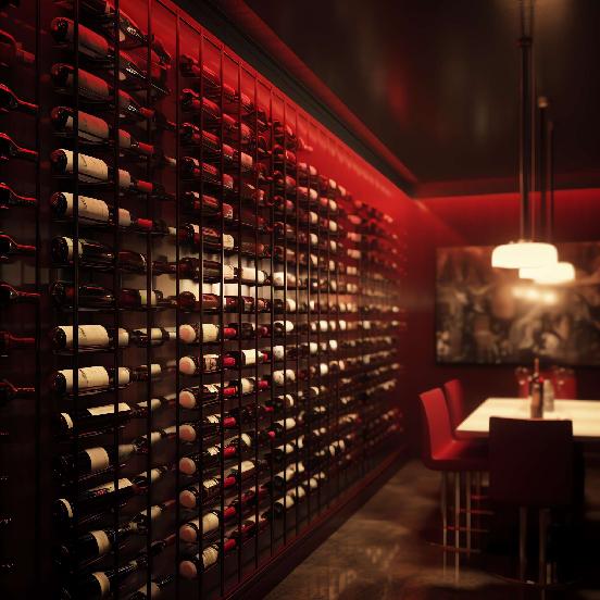 酒柜酒窖Midjourney灵感图库-_设计智库－全球设计案例智能库_OJBKAI.COM-全球设计案例智能库_OJBKAI.COM设计智库