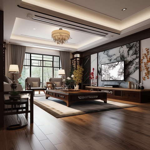 图片[30]-全球设计案例智能库_OJBKAI.COM住宅中式客厅Midjourney灵感图库-_设计智库－全球设计案例智能库_OJBKAI.COM-全球设计案例智能库_OJBKAI.COM设计智库