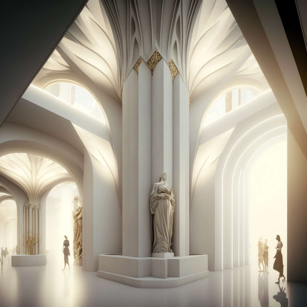 图片[35]-全球设计案例智能库_OJBKAI.COM白色博物馆大厅Midjourney灵感图库-_设计智库－全球设计案例智能库_OJBKAI.COM-全球设计案例智能库_OJBKAI.COM设计智库