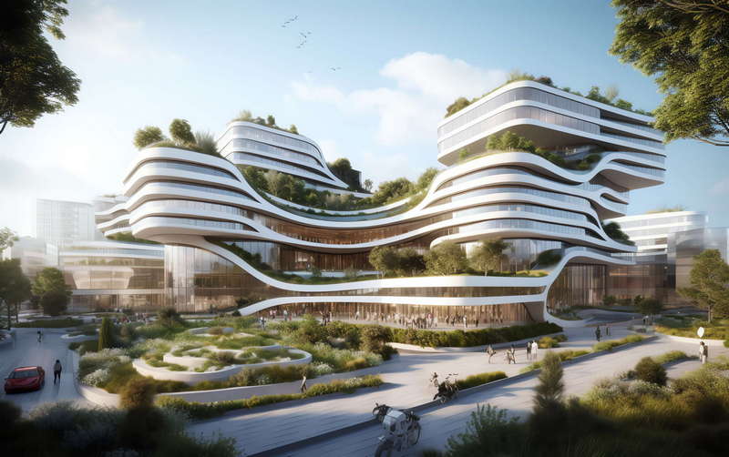 图片[17]-全球设计案例智能库_OJBKAI.COM商业中心建筑外观Midjourney灵感图库-_设计智库－全球设计案例智能库_OJBKAI.COM-全球设计案例智能库_OJBKAI.COM设计智库