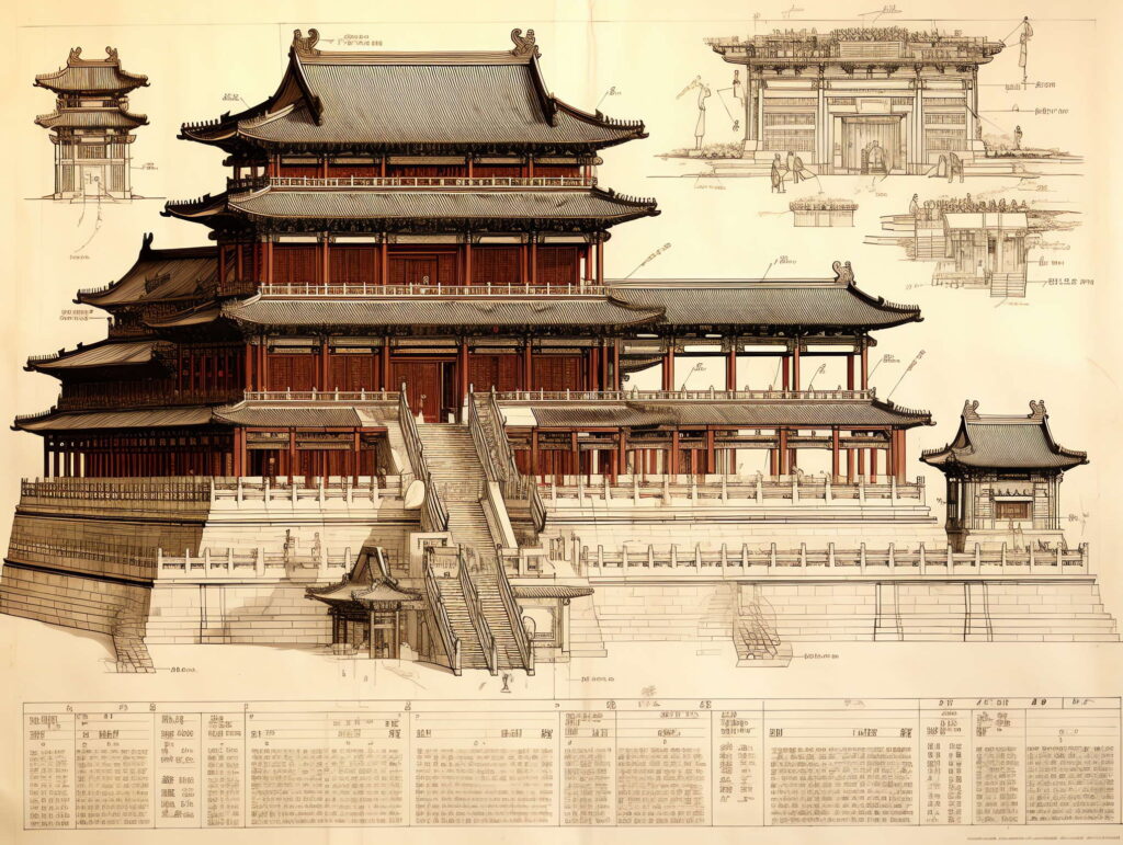 图片[7]-全球设计案例智能库_OJBKAI.COM中国古建草图Midjourney灵感图库-名师联智库－全球设计案例智能库名师联素材平台-全球设计案例智能库_OJBKAI.COM设计智库