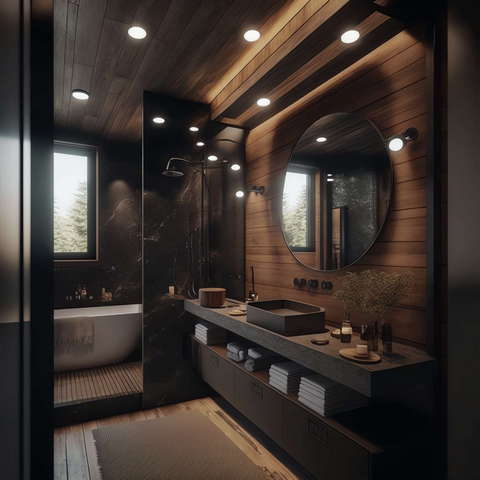 家装现代卫浴设计Midjourney灵感图库-_设计智库－全球设计案例智能库_OJBKAI.COM-全球设计案例智能库_OJBKAI.COM设计智库